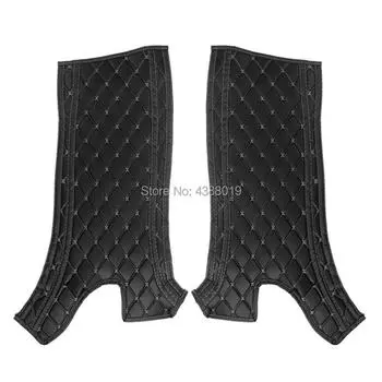 My Good Car Styling leather B Pillar Anti-kick Protective Mat Pad Cushion Case Stickers For Toyota 2pcs back leather
