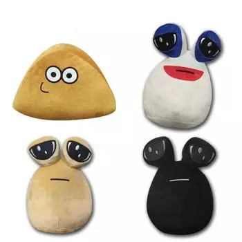 My Pet Alien Pou, плюшевая игрушка My Pet Alien Pou, черный, коричневый, Sad Happy Pau The Maw, плюшевые игрушки, Triste, улитка, немая кукла, подарок на день рождения