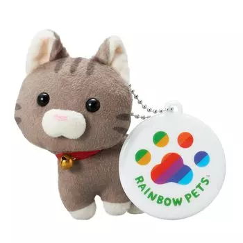 My pet plush cat [rainbow pet] (brown tabby)