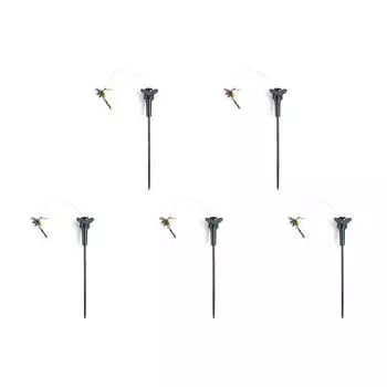 MY# Solar Powered Artificial Flying Lawn Stakes Yard Art Ornament (Hummingbird)