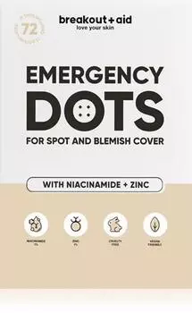 My White Secret Breakout + Aid Emergency Dots Местное средство против прыщей с ниацинамидом и цинком TU