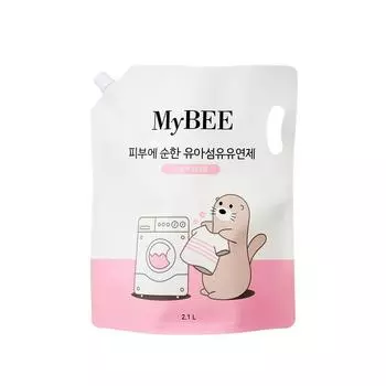 MyBEE мягкий кондиционер для белья (Пополнение) 2100мл Сладкое прикосновение