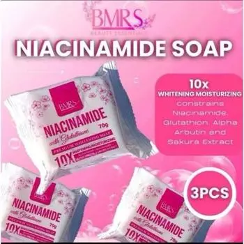 Мыло BMRS с ниацинамидом 3 шт., 70 г