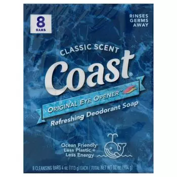 Мыло Coast Soap 113 г x 8 бутылок дополнительно (23г набор)