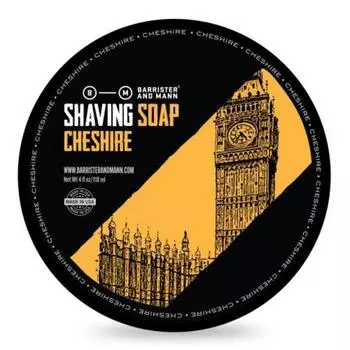 Мыло для бритья Barrister and Mann, роскошная густая кремовая пена, высокоэффективное средство для ежедневного ухода 113,4 г, 1 шт.