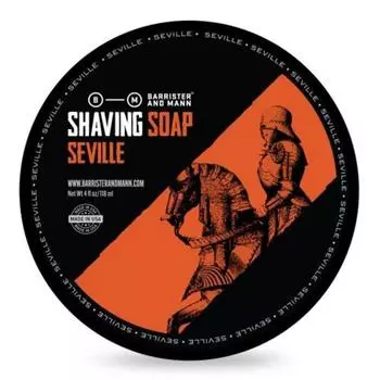 Мыло для бритья Barrister and Mann, роскошная густая кремовая пена, высокоэффективный уход за волосами 1 x 113,4 г