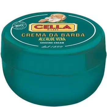 Мыло для бритья Cella Organic Aloe Vera - 150 г Мыло для бритья Cella Organic Aloe Vera - 150 г, Cella Organic Aloe Vera Shavin, 1 шт.