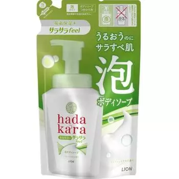 Lion Body Soap Foamy Smooth Feel Type Green Citrus Scent Refill [Мыло для тела]
