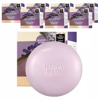 Мыло для ванны Happy Bath Original Collection с ароматом лаванды, 90 г, 8 штук