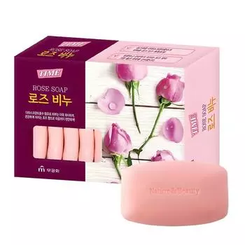 Мыло для ванны Rose of Sharon Time с ароматом розы, 90 г, 16 шт.