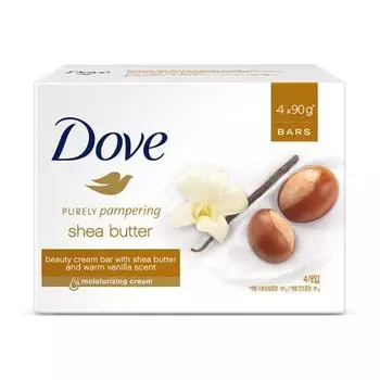 Мыло Dove с маслом ши 90 г 4 упаковки