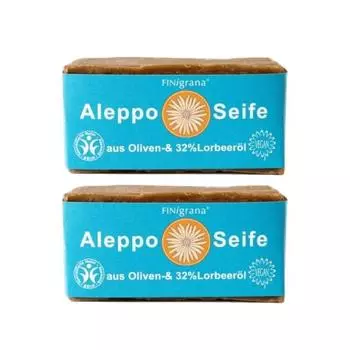 Мыло FINigrana Aleppo Olive Laurel Oil 32% 165 г 2 шт.