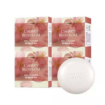 Мыло Happy Bath Original Collection с ароматом вишневого цвета 90 г*4 шт/8 шт 4Pcs