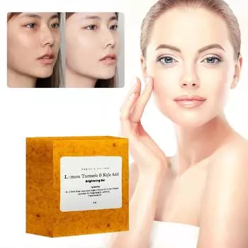 Мыло Honey Lemon Kojic, мыло для лица и тела, натуральное мыло для всех типов кожи жёлтый