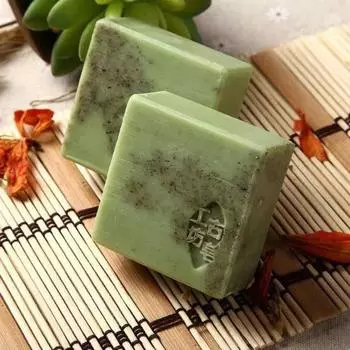 Мыло из полыни Yousheng Plant смягчает кутикулы, очищает поры, мыло с эфирным маслом зеленого чая, для купания, умывания, контроля жирности, увлажнения, мыло ручной работы mugwort