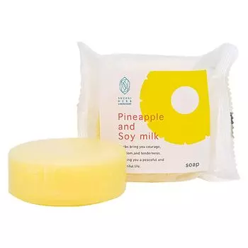 Мыло из соевого молока Herb Pineapple [Институт Сузуки]
