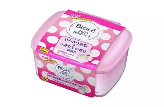 Мыло Kao Biore Smooth Powder Soap 36 листов x 3 шт., набор листов, аромат,