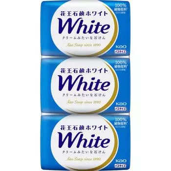 Мыло Kao White для ванны, размер 130 г х 3 шт.