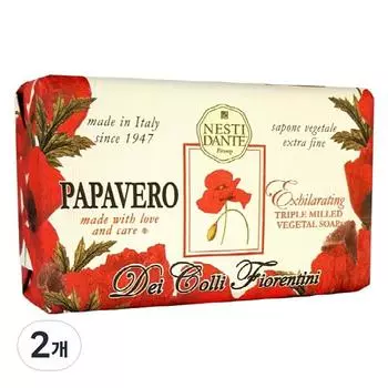 Мыло Nestidante Daycoli Fiorentini Мак, 250г, 2 шт.