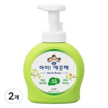 Мыло-пена для рук Kids Clean антибактериальное, аромат лесной прогулки, 490 мл, 2 шт.