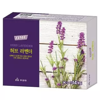 Мыло Rose of Sharon Time Soap Herb Lavender, 90 г, 14 шт.