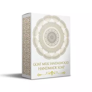 Мыло ручной работы с Козьим молоком и Сандаловым деревом (115 г), Goat Milk Sandalwood Soap, Heilen Biopharm 6