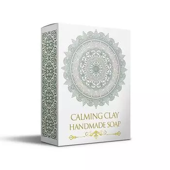 Мыло ручной работы успокаивающее (115 г), Calming Clay Soap, Heilen Biopharm 6