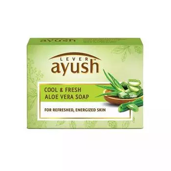 Мыло с Алоэ и Лемонграссом (400 г), Soap Aloe & Lemongrass, Lever Ayush 20.125