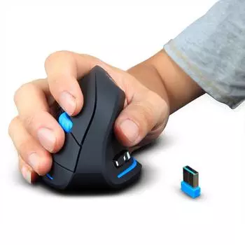 Мышь ottico senza fili regolabile 2.4G 2400 DPI для мыши в игре чёрный