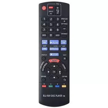 N2QAYB000867 Remote Control Replacement for Panasonic Disc Player DMPBD89 Blu-ray DMP-BD89 DMP-BD79 DMPBD79, Black///White, RM-N2QAYB000867-PN076