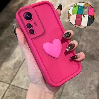 На Redmi Note10 10pro для Xiaomi Redmi Note 7 8 9 10 Pro 4g 5g милый матовый чехол с сердечком любви мягкая силиконовая противоударная задняя крышка Redmi Note 10 4g чёрный