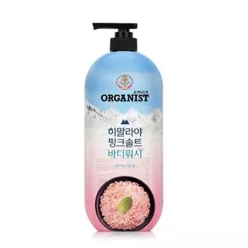 НА ТЕЛЕ Гель для душа с розовой солью Organist 900 г (Роза/Мята) 900g mint