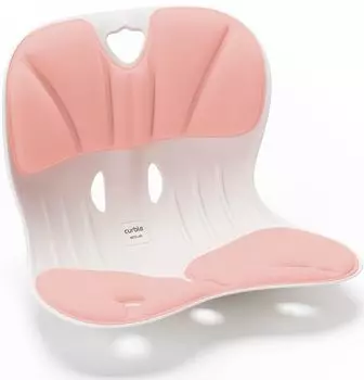 на ТВ Поддержка поясницы Кресло Curble Chair Широкий Кресло для поддержки таза Кресло для осанки с поддержкой таза Кресло для поддержки таза Легкий офисный стул персиковый