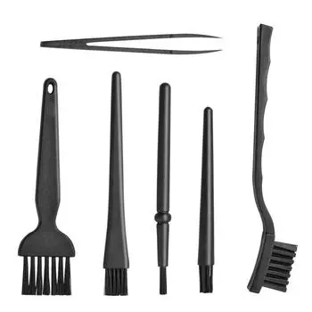 Набор антистатических щеток ESD Safe Synthenic Fiber Details Cleaning Brush Tool For Mobile Phone Tablet PCB BGA Repair Work чёрный