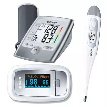 Набор BM35 Upper Arm Blood Pressure Monitor + PO30 Pulse Oximeter + FT09/1 Clinical Thermometer Set, Beurer