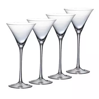 Набор бокалов для коктейля и мартини, 130 мл, 4 шт. 90-140ml