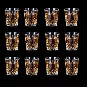 Набор бокалов для вина из 12 штук SGlass для свадебных подарков Посуда для напитков Прозрачный стакан для виски Чашка Винтажная алмазная живопись Праздничные бокалы 12pcs