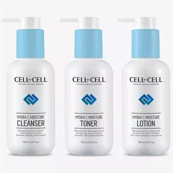 НАБОР Cell by Cell Hydra Sea Moisture Cleanser+Toner+Lotion