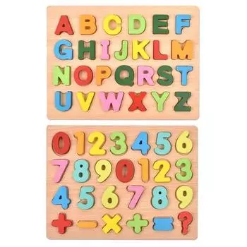 Набор деревянных 3D-пазлов Oz Toy + Alphabet, популярные корейские головоломки