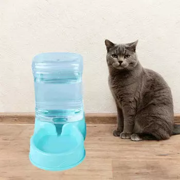 Набор диспенсеров для еды и воды для пушистых друзей Water Dispenser Blue