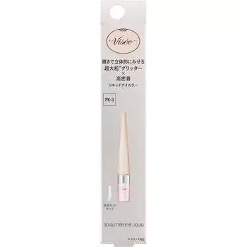 Набор для глаз Vise 3D Glitter Eye Kit Pk 3 Punk Jemy 3.3ml Kose
