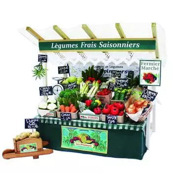 Набор для кукольного домика ручной работы Billy Paris Marche Kit Paris Greengrocer 8842