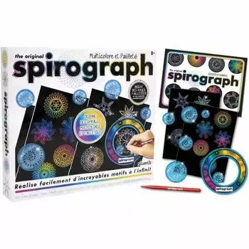 Набор для рисования Spirograph Silverlit, черный TU