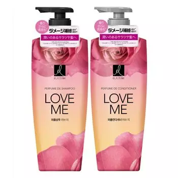 Набор для ухода за волосами Elastine Perfume Hair Care Series Me Body Set [ELASTINE Official] (Любовь 600мл)