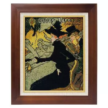 Набор для вышивки крестом и шелком Olympus Art Gallery Le Divant Japonais Lautrec Camel 7032