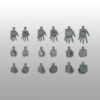 Набор дополнительных деталей Gunpla 03 [Build Hands Edge], корейский популярный bandai