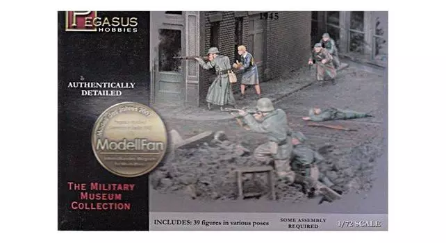 Набор фигурок «Городская битва за Берлин во время Второй мировой войны» 1/72