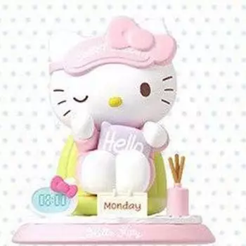 Набор фигурок Sanrio Персонажи Hello Kitty Lovely Week, 1 коробка (6 шт.) Корейские популярные игрушки