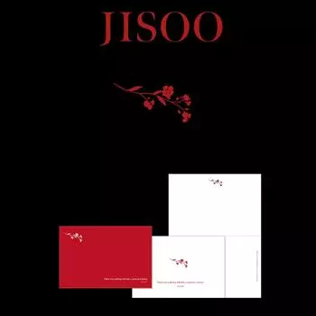 Набор фото букв JISOO ME Red