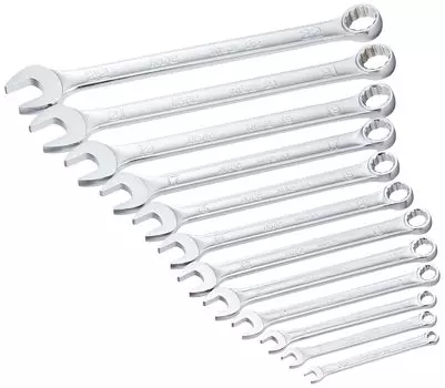Набор гаечных ключей Kyoto Machinery Tools 12 предметов TMS212 (КТК) серый
